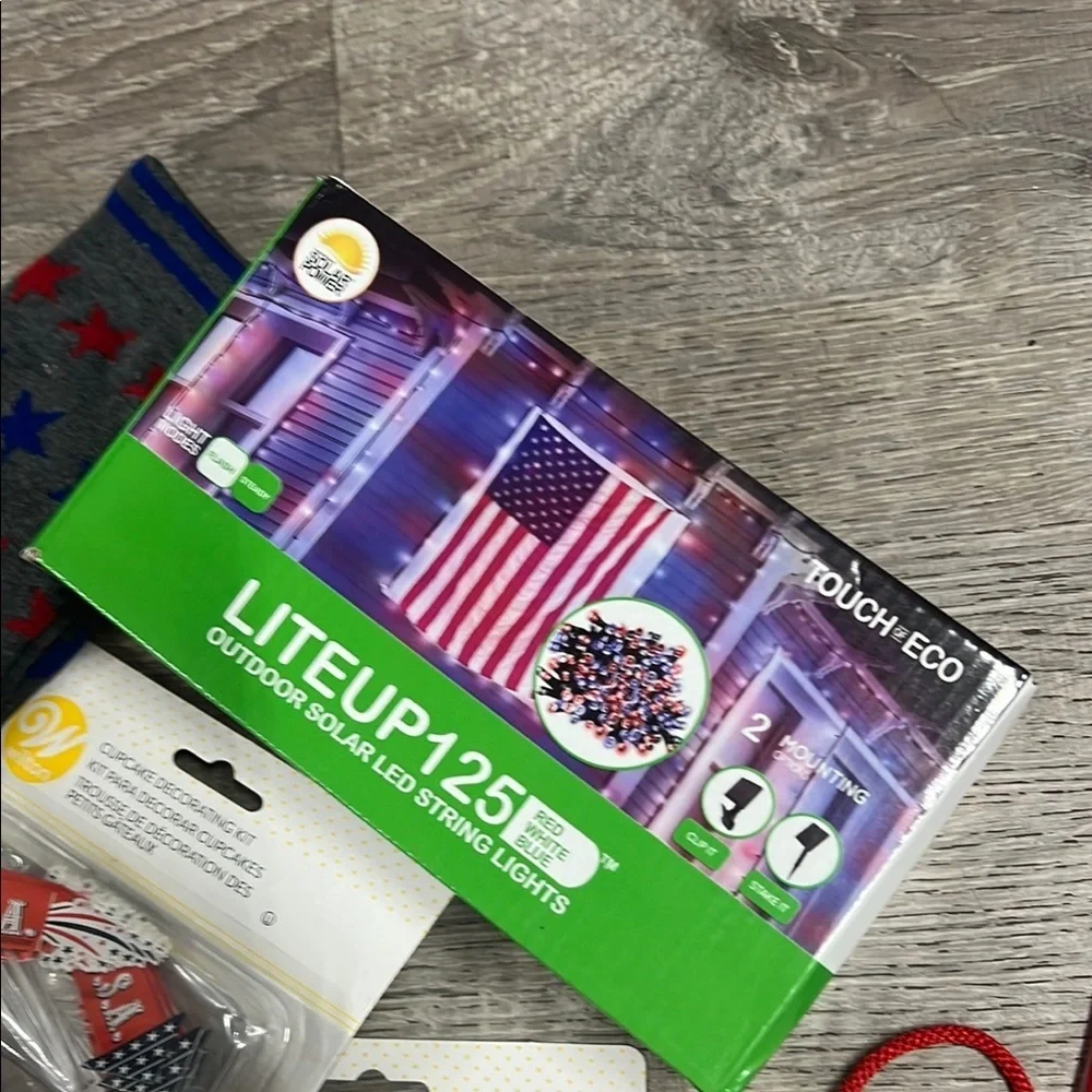 Vibrant Red and Blue Party Lights for Festive Celebrations World Cup ready